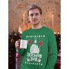 imageTstars Birthday Boy Jesus Long Sleeve Shirt Ugly Christmas Sweater Style TShirtGreen
