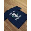 imageTstars Brother Saurus Shirt Cute Boy T Rex Gift for Big Brother Kids TShirtCalifornia Blue