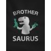 imageTstars Brother Saurus Shirt Cute Boy T Rex Gift for Big Brother Kids TShirtNavy