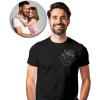 imageTstars Custom Dad Shirt  Personalized Fathers Day Photo Shirt for New Dad Unique Gift for Daddy TShirtBlack