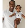 imageTstars Daddy Is My Hero Fathers Day Baby Boy Girl Outfit New Dad Gifts I Love Papa Infant BodysuitHero  GrayWhite