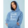 imageTstars Faith Over Fear Hoodie Gifts for Women Teen Girls Religious Sayings Sweatshirt HoodiesCalifornia Blue