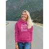 imageTstars Faith Over Fear Hoodie Gifts for Women Teen Girls Religious Sayings Sweatshirt HoodiesPink
