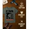 imageTstars Funny Husband Shirts  If Papa Cant Fix It Funny Mens Tshirts Idea Graphic Tees for Men  Soft and DurableIf Papa 2  Heather Military Green