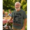 imageTstars Funny Husband Shirts  If Papa Cant Fix It Funny Mens Tshirts Idea Graphic Tees for Men  Soft and DurableIf Papa 2  Heather Military Green