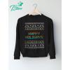 imageTstars Happy Holigays Rainbow Gay ampamp Lesbian Ugly Christmas SweatshirtBlack