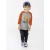 imageTstars King of The Patch Halloween Pumpkin 34 Sleeve Baseball Jersey Toddler ShirtDark Gray