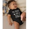 imageTstars My Siblings Have Paws Dog Cat Sibling Outfits Funny Baby Boy Girl BodysuitBlack