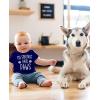 imageTstars My Siblings Have Paws Dog Cat Sibling Outfits Funny Baby Boy Girl BodysuitNavy