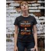 imageTstars Night Shift Nurse Nothing Scares Me Funny Halloween Women TShirtBlack