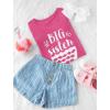 imageTstars Sibling Shirts Set Big Sister Shirt Little Sister Bodysuit Mermaid Shirts Girls Toddler California Blue 2T  Baby Aqua 6M 36M