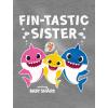 imageTstars Sister Shark Shirts for Girls Baby Shark Birthday Outfit Big Sister Raglan Shirt Fintastic Sister Pink 4T