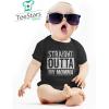imageTstars Straight Outta My Momma Baby GirlBoy Infant Funny Baby BodysuitWow Pink