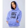 imageTstars Theres a 99 Chance I Dont Care Funny Sayings Hoodies for Women Teen Girls Womens Novelty Sarcastic HoodieCalifornia Blue