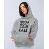 imageTstars Theres a 99 Chance I Dont Care Funny Sayings Hoodies for Women Teen Girls Womens Novelty Sarcastic HoodieGray