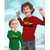 imageTstars Tractor Big Brother Little Brother Matching Outfits Sibling Long Sleeve ShirtsBig Brother Red  Little Brother Green
