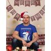 imageTstars Trex Santa Ugly Christmas Shirt Men Dinosaur Holiday Xmas Shirts for MenBlue