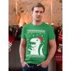 imageTstars Trex Santa Ugly Christmas Shirt Men Dinosaur Holiday Xmas Shirts for MenGreen