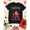 imageTstars Ugly Christmas Shirt I Touch My Elf TShirt Funny Holiday Xmas Shirts for MenBlack