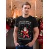 imageTstars Ugly Christmas Shirt I Touch My Elf TShirt Funny Holiday Xmas Shirts for MenBlack