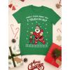 imageTstars Ugly Christmas Shirt I Touch My Elf TShirt Funny Holiday Xmas Shirts for MenGreen