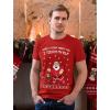 imageTstars Ugly Christmas Shirt I Touch My Elf TShirt Funny Holiday Xmas Shirts for MenRed