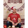 imageTstars Ugly Christmas Shirt I Touch My Elf TShirt Funny Holiday Xmas Shirts for MenRed