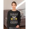 imageTstars Ugly Hanukkah Sweatshirt for Women Teen Girls Tacky Chanukah Christmas Jewish Holiday SweatshirtsBlack