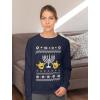 imageTstars Ugly Hanukkah Sweatshirt for Women Teen Girls Tacky Chanukah Christmas Jewish Holiday SweatshirtsNavy