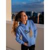 imageTstars Womens  No Prob Llama HoodieCalifornia Blue