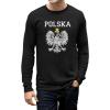 imageTeeStars Mens  Polska Est Soccer Team Long Sleeve TShirtBlack