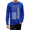 imageTstars 4th of July Shirts for Men Memorial Day Faith Army USA American Flag Mens Patriotic TShirtBlue