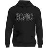 imageTstars ACDC Power Up Hoodie White Jagged Logo Rock ampamp Roll Band Sweatshirt for Men HoodieWhite Logo  Black