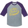imageTstars Big Sister 2021 Outfit Girls Siblings 34 Sleeve Baseball Jersey Toddler ShirtPurple