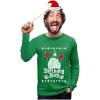 imageTstars Birthday Boy Jesus Long Sleeve Shirt Ugly Christmas Sweater Style TShirtGreen