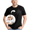 imageTstars Custom Dad Shirt  Personalized Fathers Day Photo Shirt for New Dad Unique Gift for Daddy TShirtBlack
