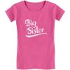 imageTstars Gift for Big Sister Pregnancy Announcement Sibling Girls Fitted TShirtWow Pink