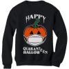 imageTstars Happy Halloween 2020 Quarantine Pumpkin Jack O Lantern SweatshirtBlack