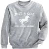 imageTstars Horse Sweatshirt for Girls Just A Girl Who Loves Horses Youth Kids SweatshirtsGray