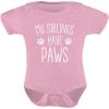 imageTstars My Siblings Have Paws Dog Cat Sibling Outfits Funny Baby Boy Girl BodysuitPink