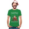 imageTstars Ugly Christmas Shirt I Touch My Elf TShirt Funny Holiday Xmas Shirts for MenGreen