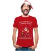 imageTstars Ugly Christmas Shirt I Touch My Elf TShirt Funny Holiday Xmas Shirts for MenRed
