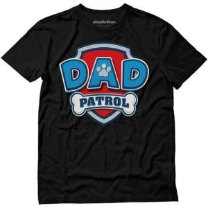 imagePaw Patrol Dad Mom Matching Couple TShirts Mothers Fathers Day Outfits for Him and Her TShirtDad Patrol  Black