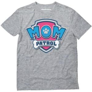 imagePaw Patrol Dad Mom Matching Couple TShirts Mothers Fathers Day Outfits for Him and Her TShirtMom Patrol  Gray