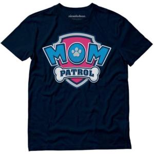 imagePaw Patrol Dad Mom Matching Couple TShirts Mothers Fathers Day Outfits for Him and Her TShirtMom Patrol  Navy