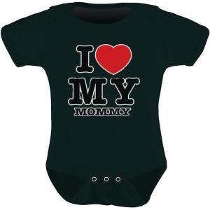 imageTstars I Love My Mommy Baby BodysuitBlack