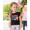 imageMighty Pup Skye Birthday Girl Shirt  Paw Patrol 3rd 4th Birthday Gift for Toddler Girls  Ruffle Sleeve TShirt4th of July  Black