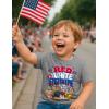 imageRed White ampamp Brave Boys 4th of July Shirt  Paw Patrol Patriotic Kids TShirt for Memorial Day ampamp National HolidaysGray