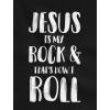imageTstars  Jesus is My Rock ampamp Thats How I Roll Christian Toddler Kids TShirtPink