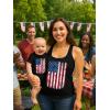 imageTstars American Flag Mommy ampamp Me 4th of July Outfits  Patriotic Memorial Day USA Mom and Baby Matching ShirtsMom Black  Baby Black